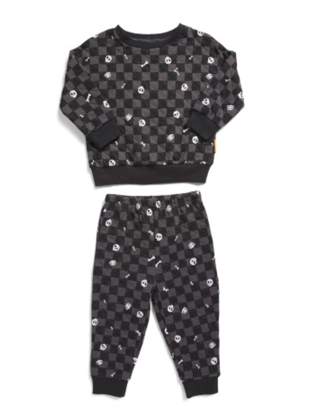 NEW! Lila & Jack Checkered Skull Lounge Set Size 4